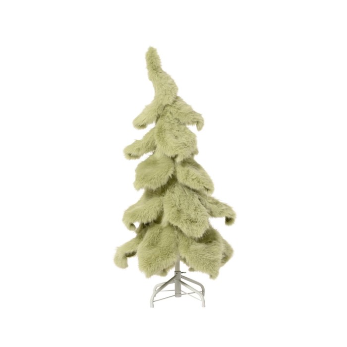 ALBERO VERDE EFFETTO PELUCHE H.100